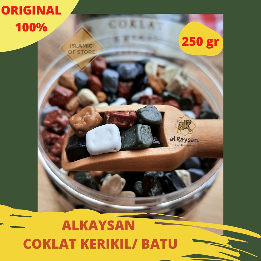 

COKLAT KERIKIL / COKLAT BATU /chocolate stone ARAB PREMIUM AL KAYSAN 250 GR