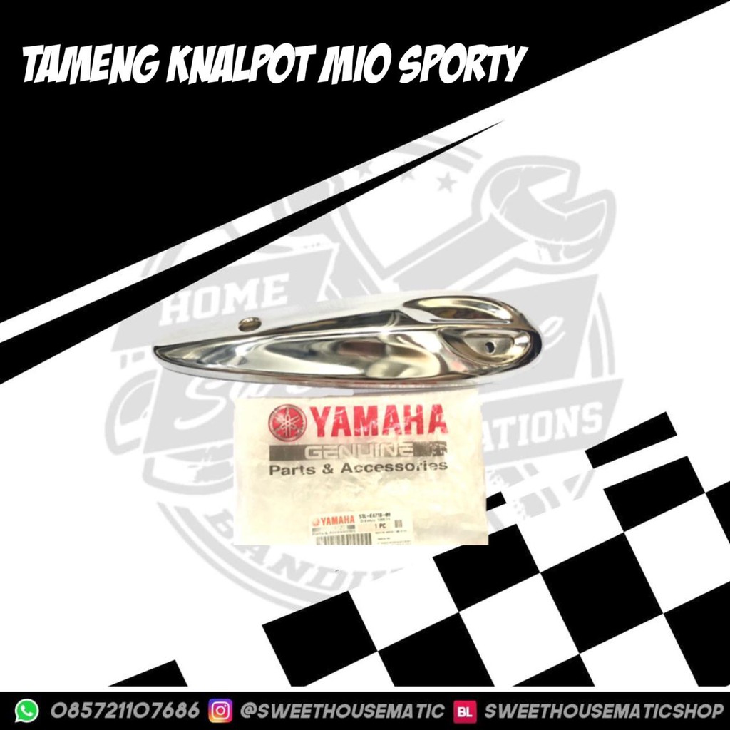 Tameng knalpot mio sporty