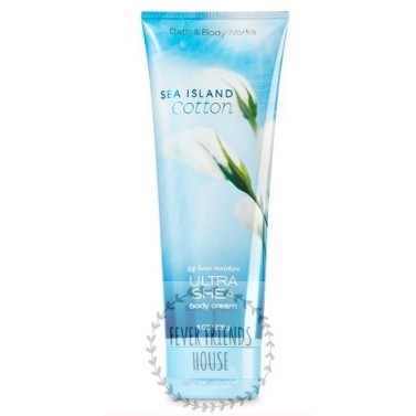 BATH AND BODY WORKS - BODY CREAM ( SEA ISLAND COTTON )