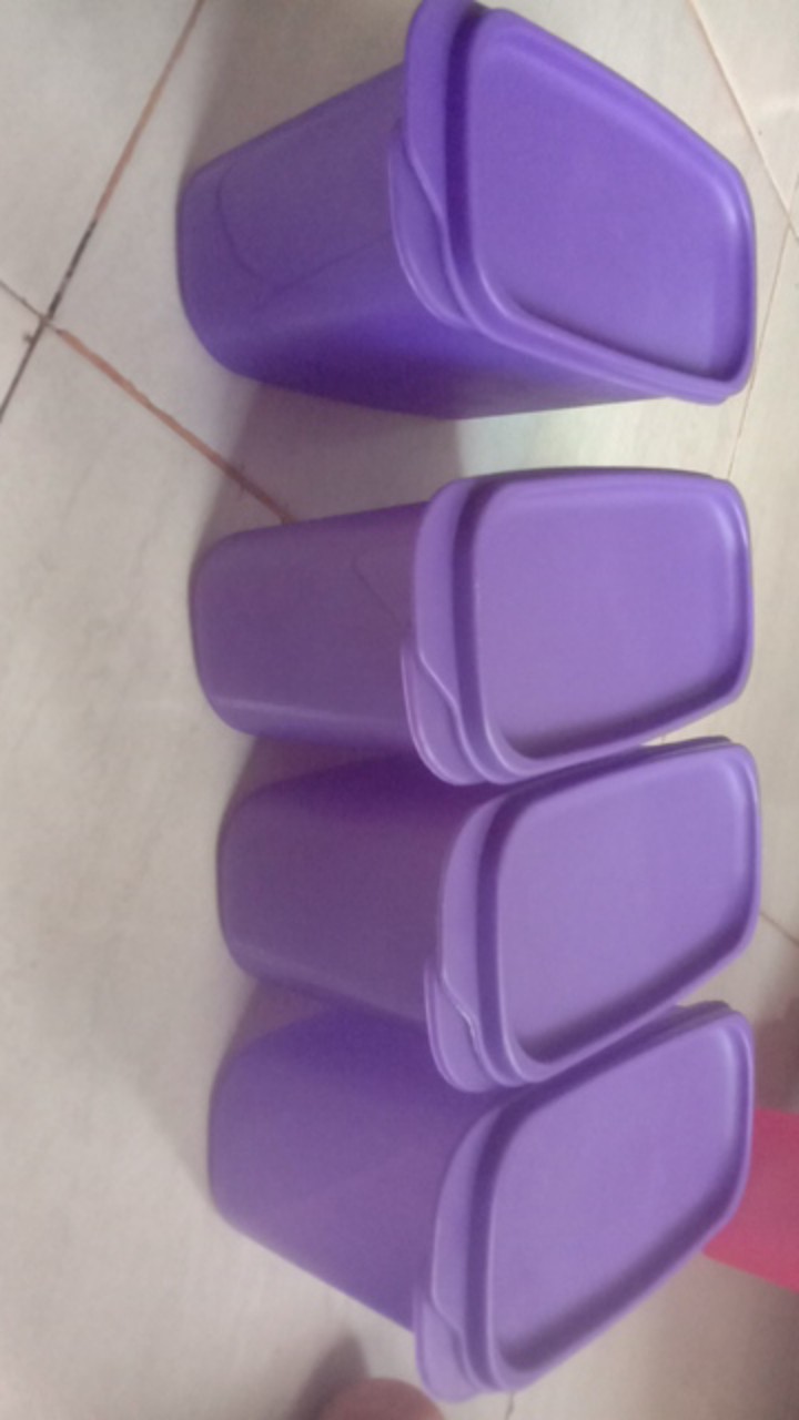 Tamika Jr Storage Purple Set Of 4 Pcs / Toples Kerupuk/ Toples Plastik/ Toples Makanan