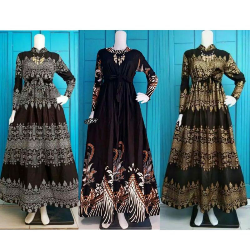 GAMIS BATIK JUMBO LD 110 LD 120 LD 130 LD 140 JUMBO MOTIF TERBARU