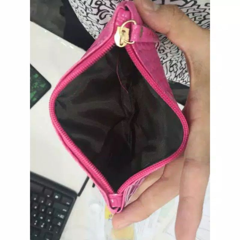 Dompet Wanita Murah Dompet Kulit Buaya Bintik Fashion Import Premium Pouch Kartu HP Koin Serbaguna