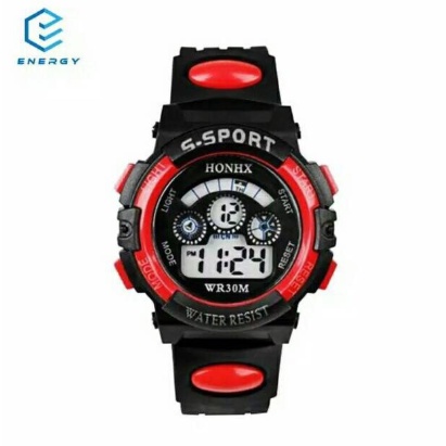 ✅COD JAM TANGAN RUBBER S-SPORT S-1790 DIGITAL FASHION LED JF038 IMPORT GROSIR MURAH PRIA WANITA-3