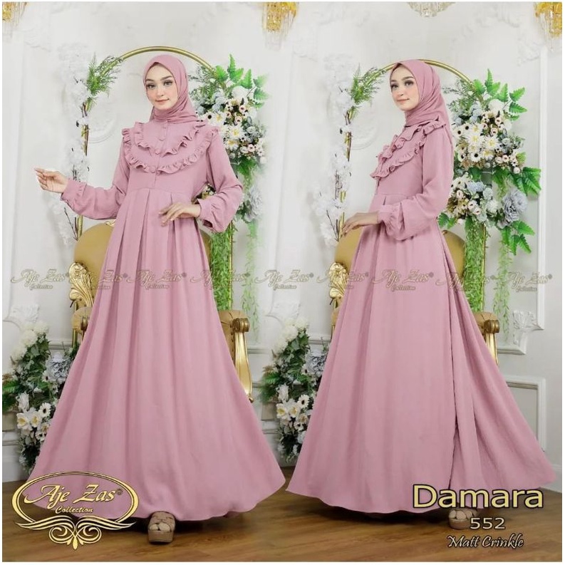 gamis syar. i polos damara aje zas