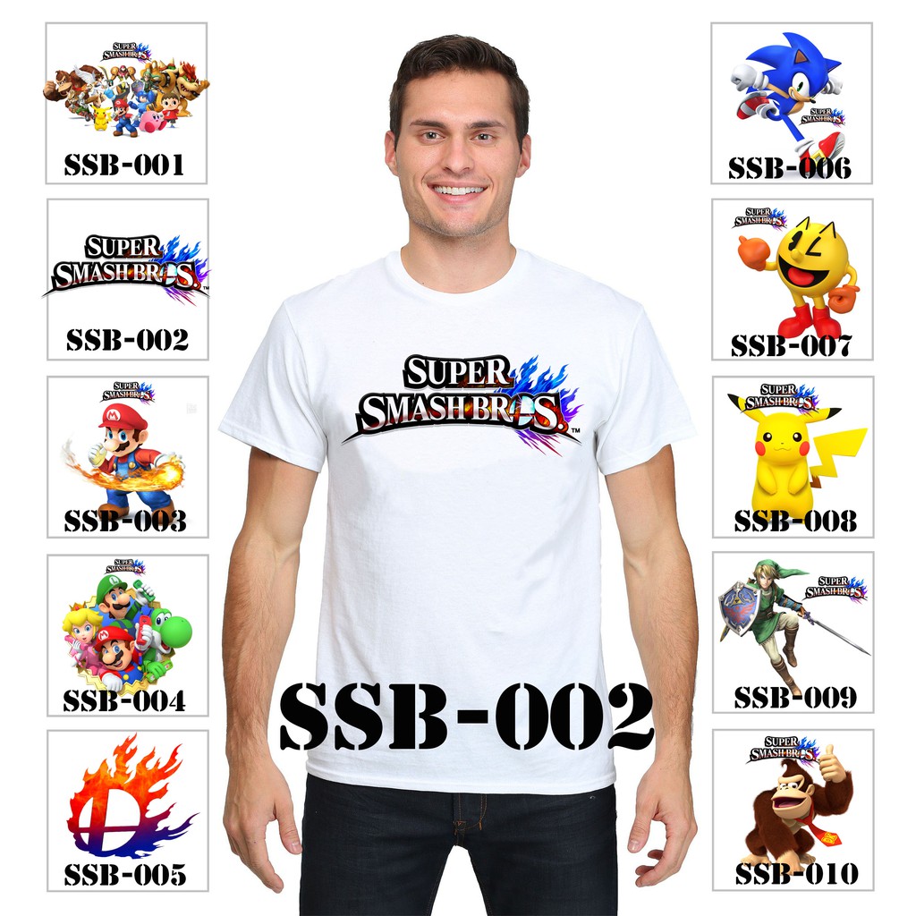 [FREE NAMA !!] Kaos Super Smash Bros