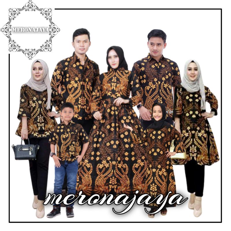 MPRET SOGAN | Batik couple keluarga modern batik keluarga gamis jumbo termurah di shopee Baju batik keluarga