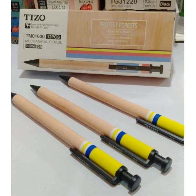 

Pensil mekanik 2b murah 12pcs