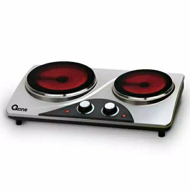 Kompor Listrik OXONE Double Ceramic OX 655D - Portable Stove 2 TUNGKU