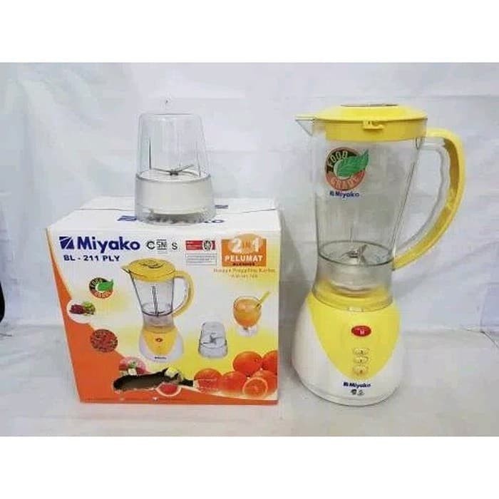 MIYAKO Blender Plastik 1,5 Liter BL 211 PLY - Garansi Resmi 1 Tahun