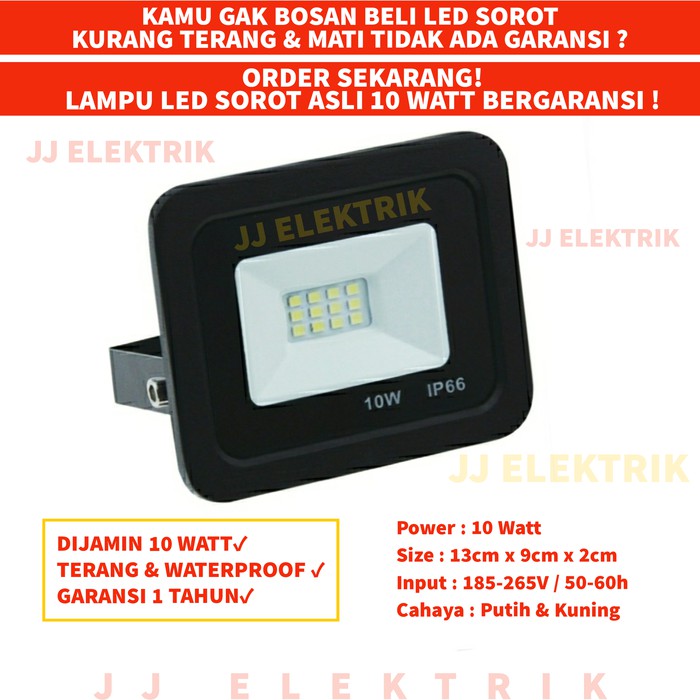 Lampu Sorot LED 10w / Lampu Taman 10 Watt / Lampu Tembak LED 10watt