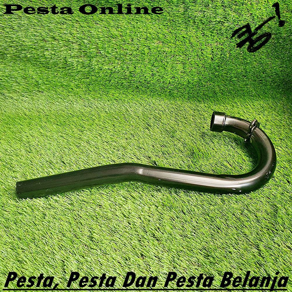 Leher Pipa knalpot Honda Hitam Xl 125 E Cb Gl Tiger Trail Custom Model Atas