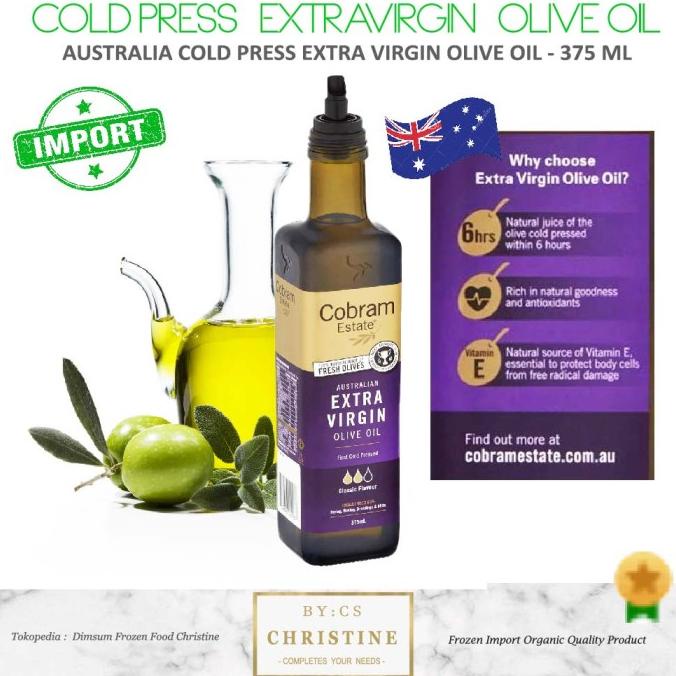 

COBRAM EXTRA VIRGIN OLIVE OIL AUSTRALIA COLD PRESSED OLIVE OIL 375 ML