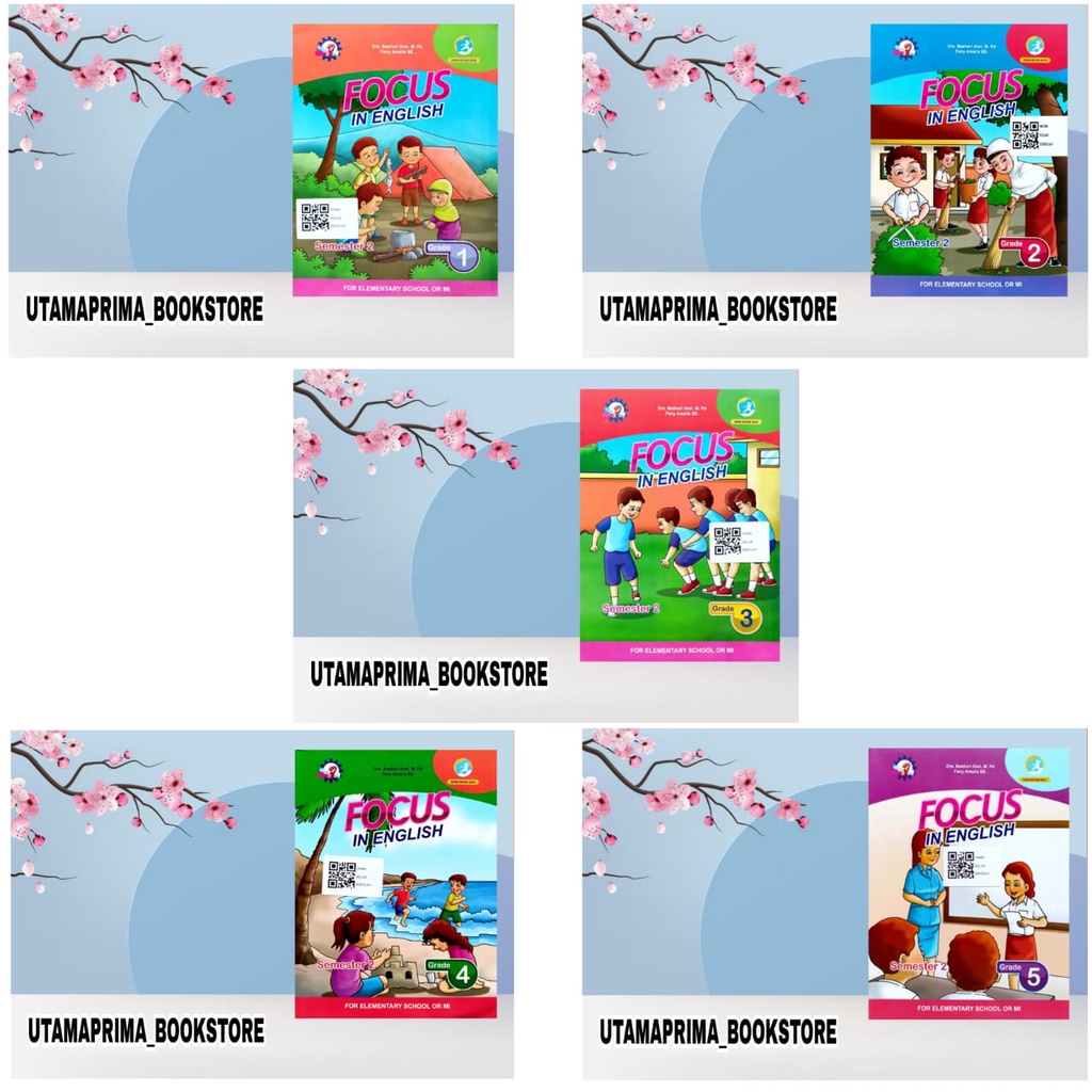 FOKUS BAHASA INGGRIS SEMESTER 2 UNTUK SD/MI KELAS 1,2,3,4,5