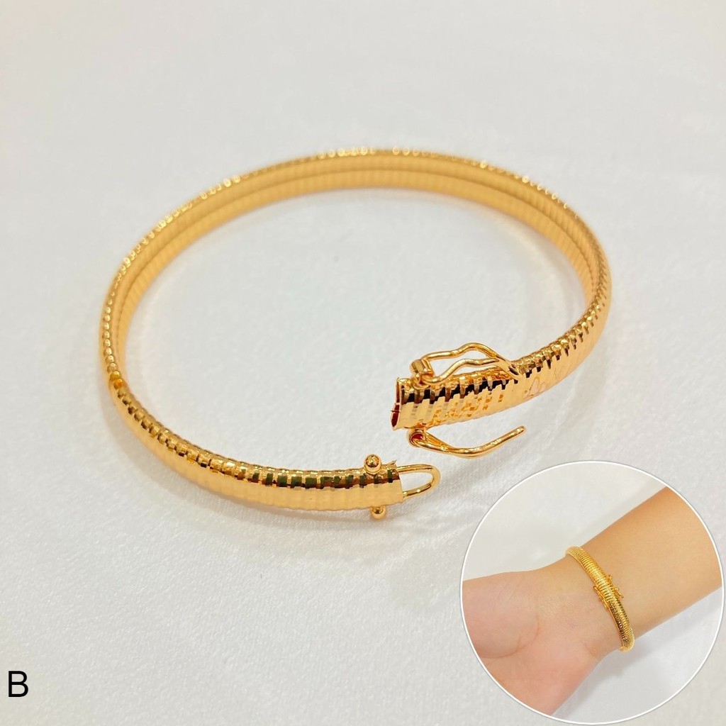 Gelang Bukaan Wanita Lapis Emas Anti Karat