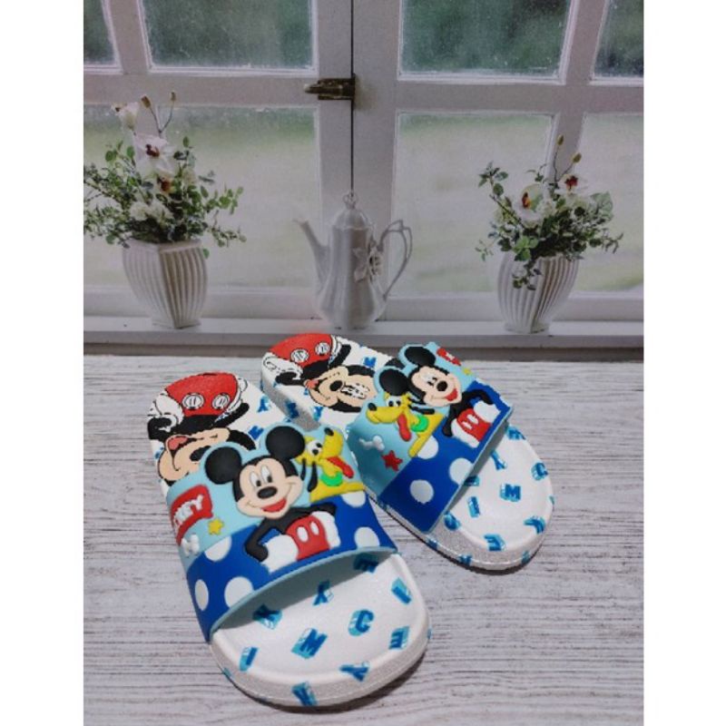 Sandal Jelly Anak Perempuan Selop Anak Perempuan Motif Mickey Sandal Anak Perempuan Import