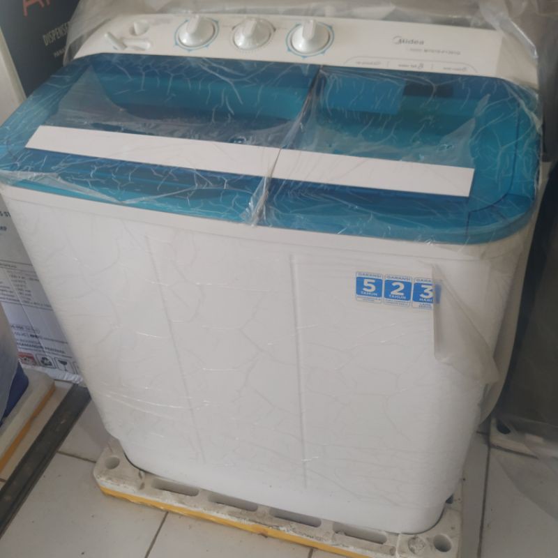 Mesin Cuci Midea 2 Tabung 7kg 8kg Garansi RESMI Lampung Khusus Pengiriman Bandar Lampung by toshiba