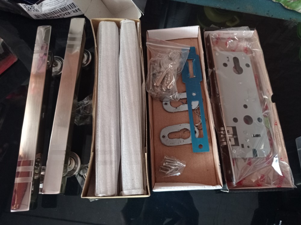 Paket Handle Pintu Stainless 25cm 2set + Body Pelor Promox