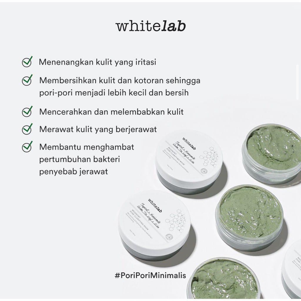 [SALE] WHITELAB MUGWORT PORE CLARIFYING MASK