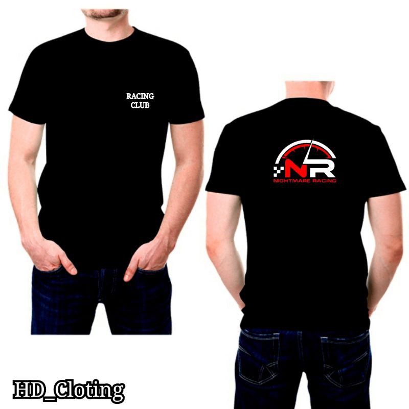 kaos motor racing cotton combad 30s