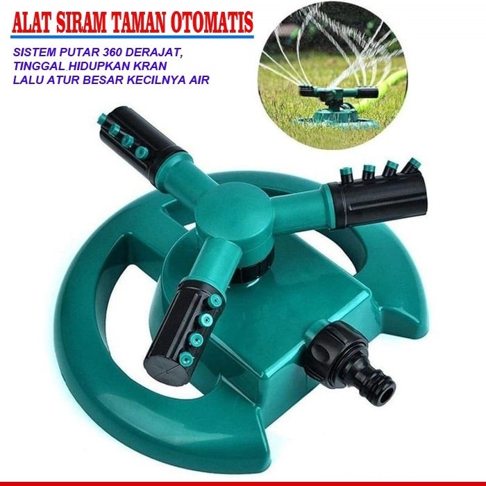 ALAT SIRAM TAMAN MODEL PUTAR OTOMATIS PENYIRAM TANAMAN OTOMATIS