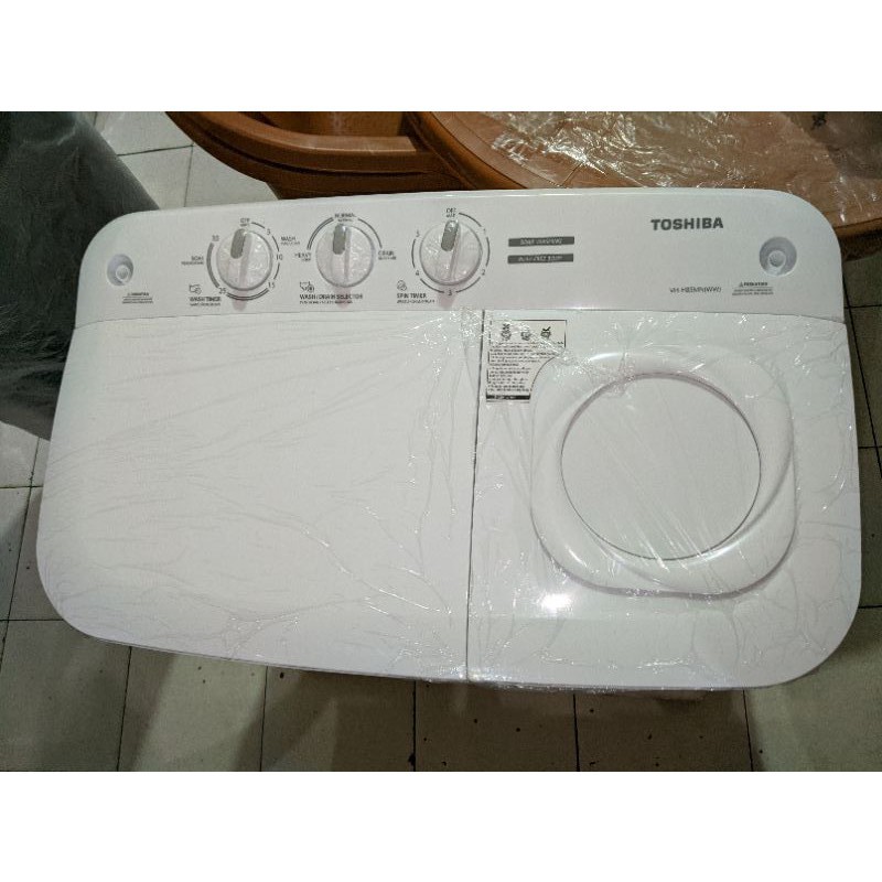 Mesin Cuci 2 tabung Toshiba vh 85 mn / ww Garansi Resmi FREE ONGKIR (JABODETABEK) #murah