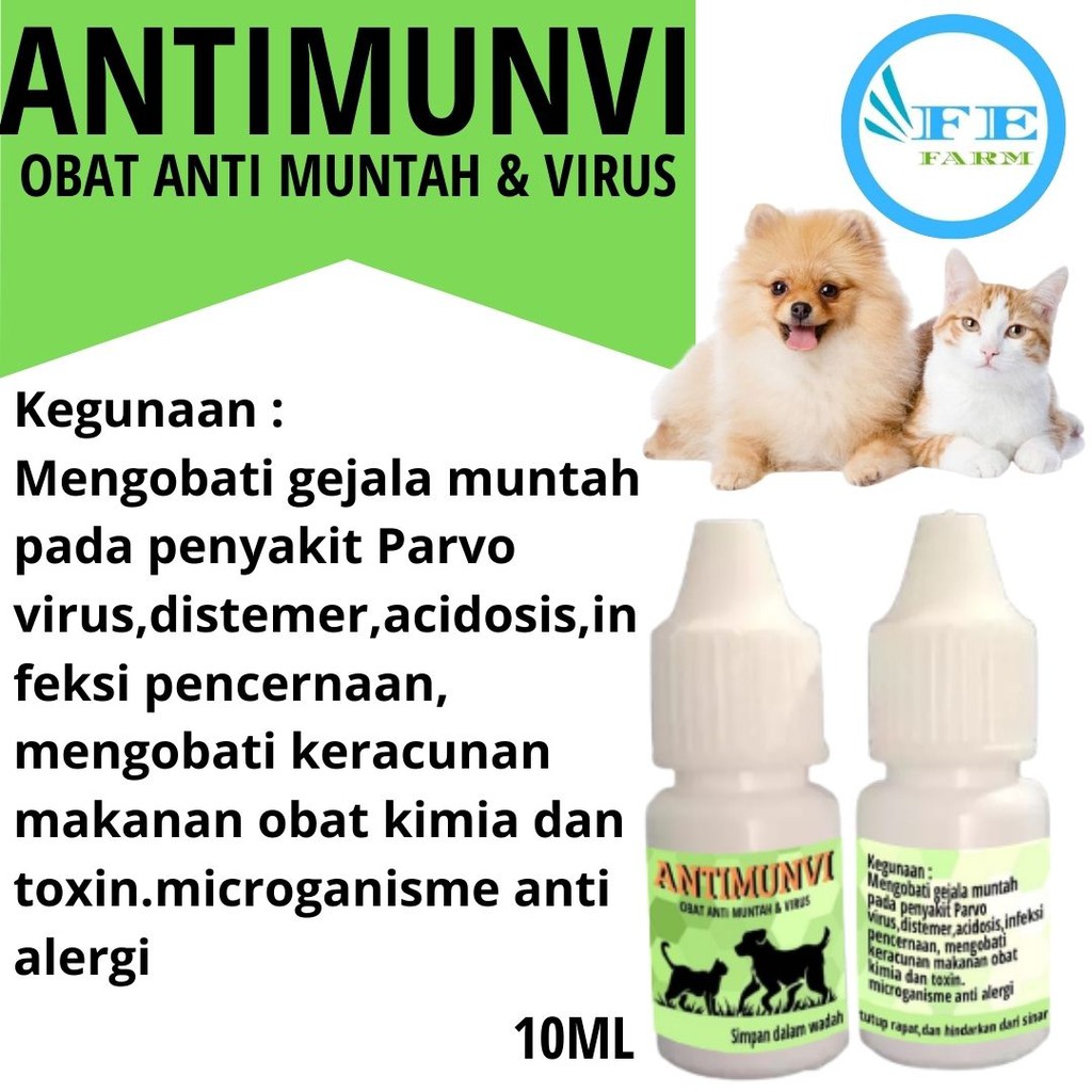 Antimunvi Anti Muntah Kucing Anjing FEFARM