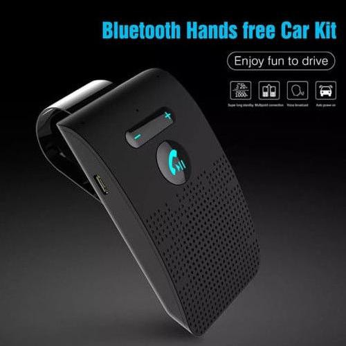 Mobil Bluetooth Receiver Hands-Free Wireless Bluetooth -Speaker+Mic Shopsalma22