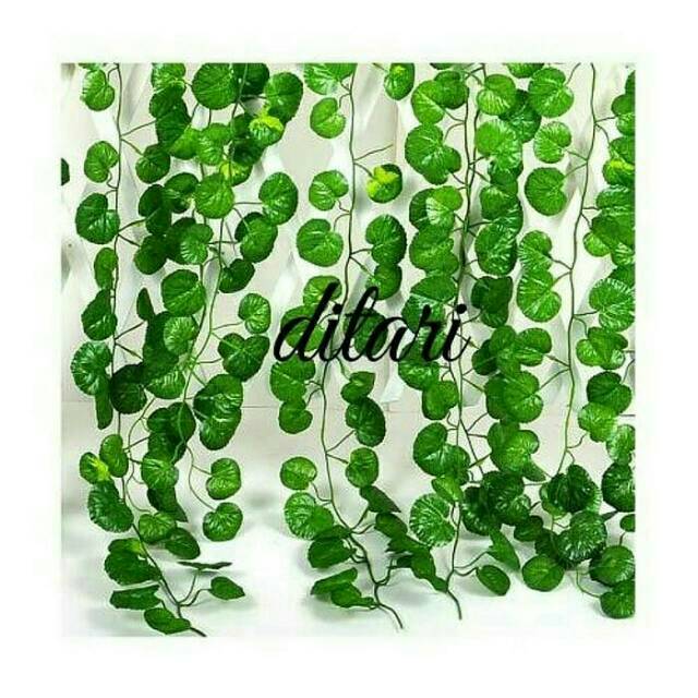 DAUN RAMBAT BUNGA  PLASTIK ARTIFICIAL ARTIFISIAL DEKORASI DINDING