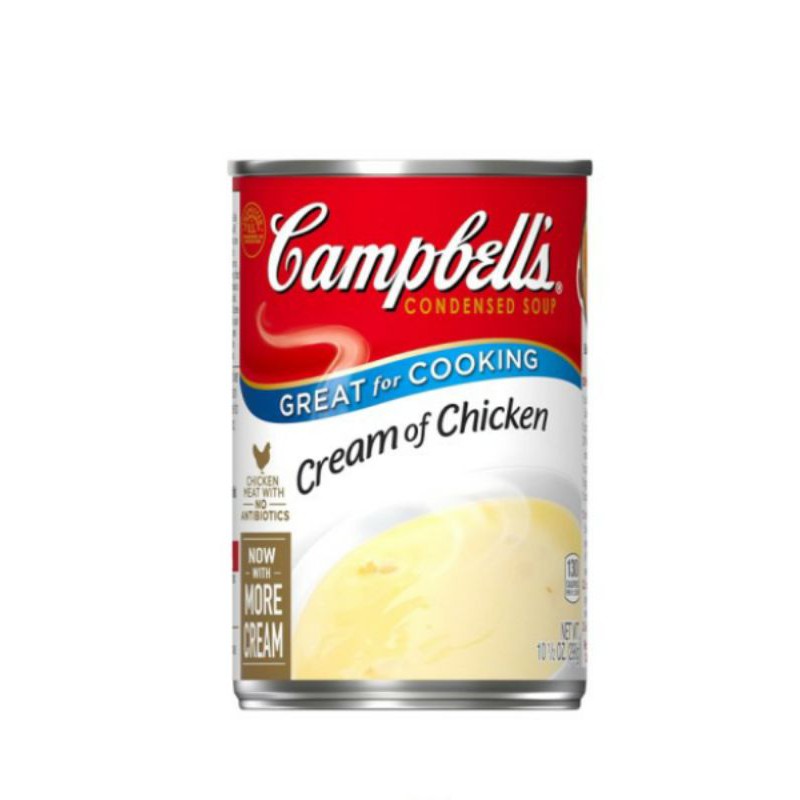 

Campbell's Condensed Soup Cream of Chicken - sup instan krim ayam
