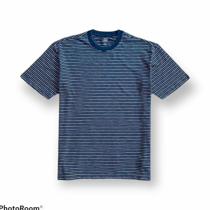 Kaos Baju Oversize Polos Gap Striped Tee Branded Original