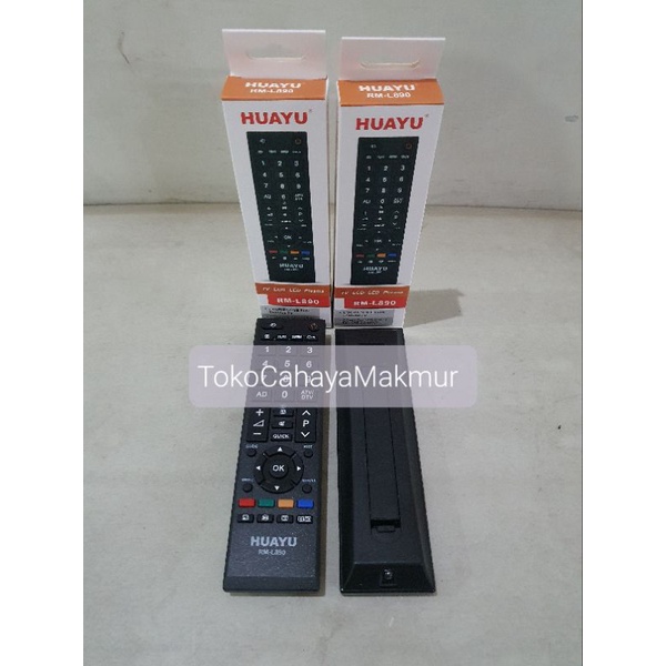 Remot Remote TV Toshiba RM-L890 LED/LCD Original Tanpa Program