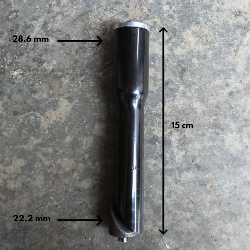 Stem adaptor sambungan tiang stang MTB 22.2 mm