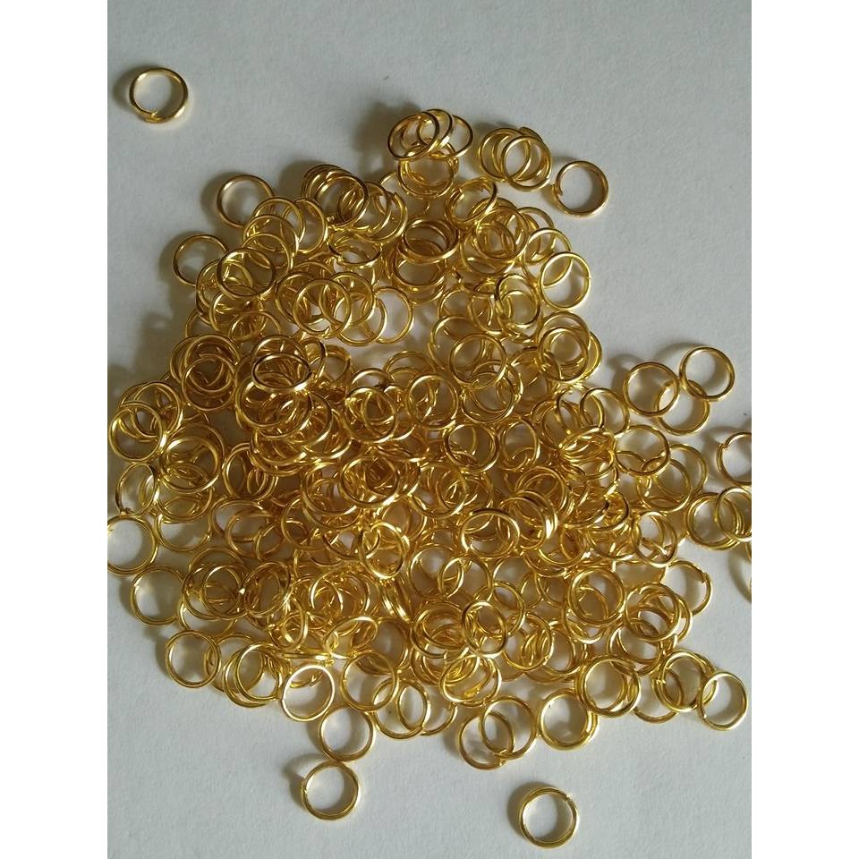 300 pcs jump ring emas - 25 gram