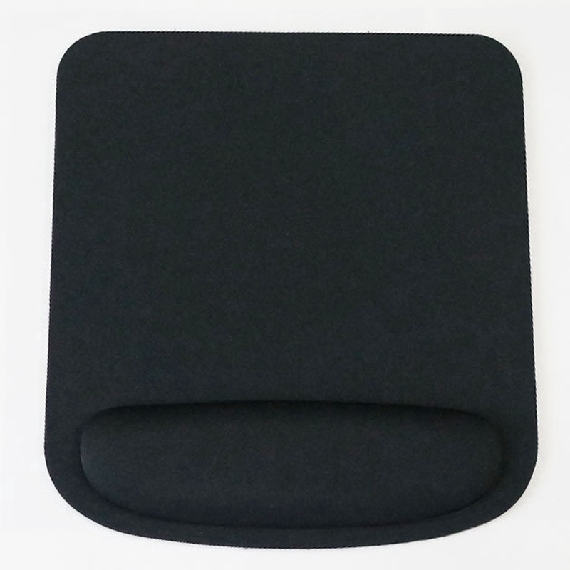 Mouse Pad Gaming Bahan Memory Foam Warna Polos Dengan Bantalan Pergelangan Tangan Untuk Anak