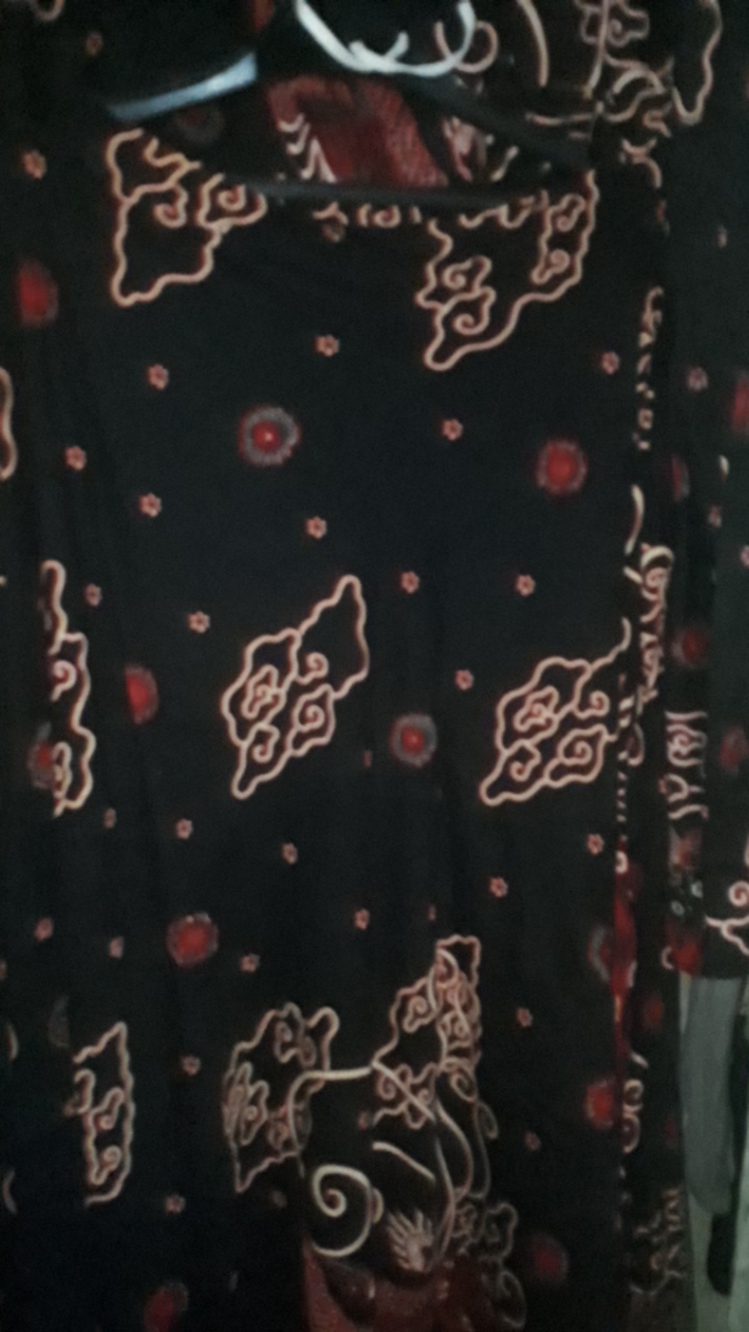 Couple Batik Kaftancendrawasih Merah Asli Solo