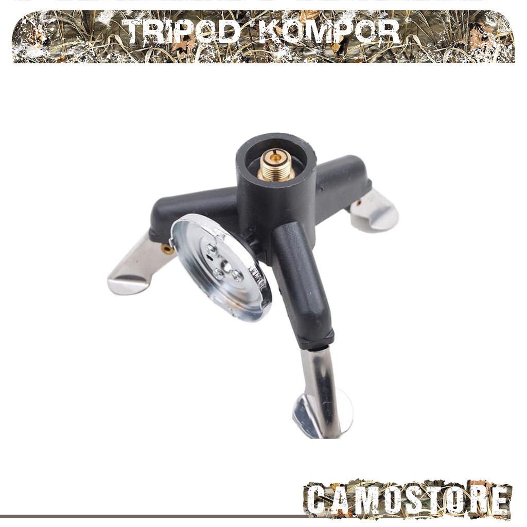 Tripod adaptor kompor ultralight ke gas kaleng Hicook