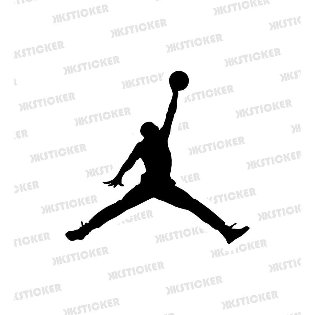 

Sticker Jordan | Stiker Vinyl Anti air + Laminasi