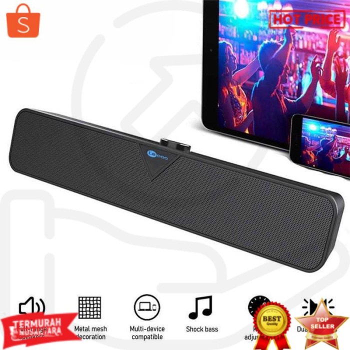 Lenovo Lecoo Soundbar Speaker Dynamic Sound 6W Wired Version - DS102