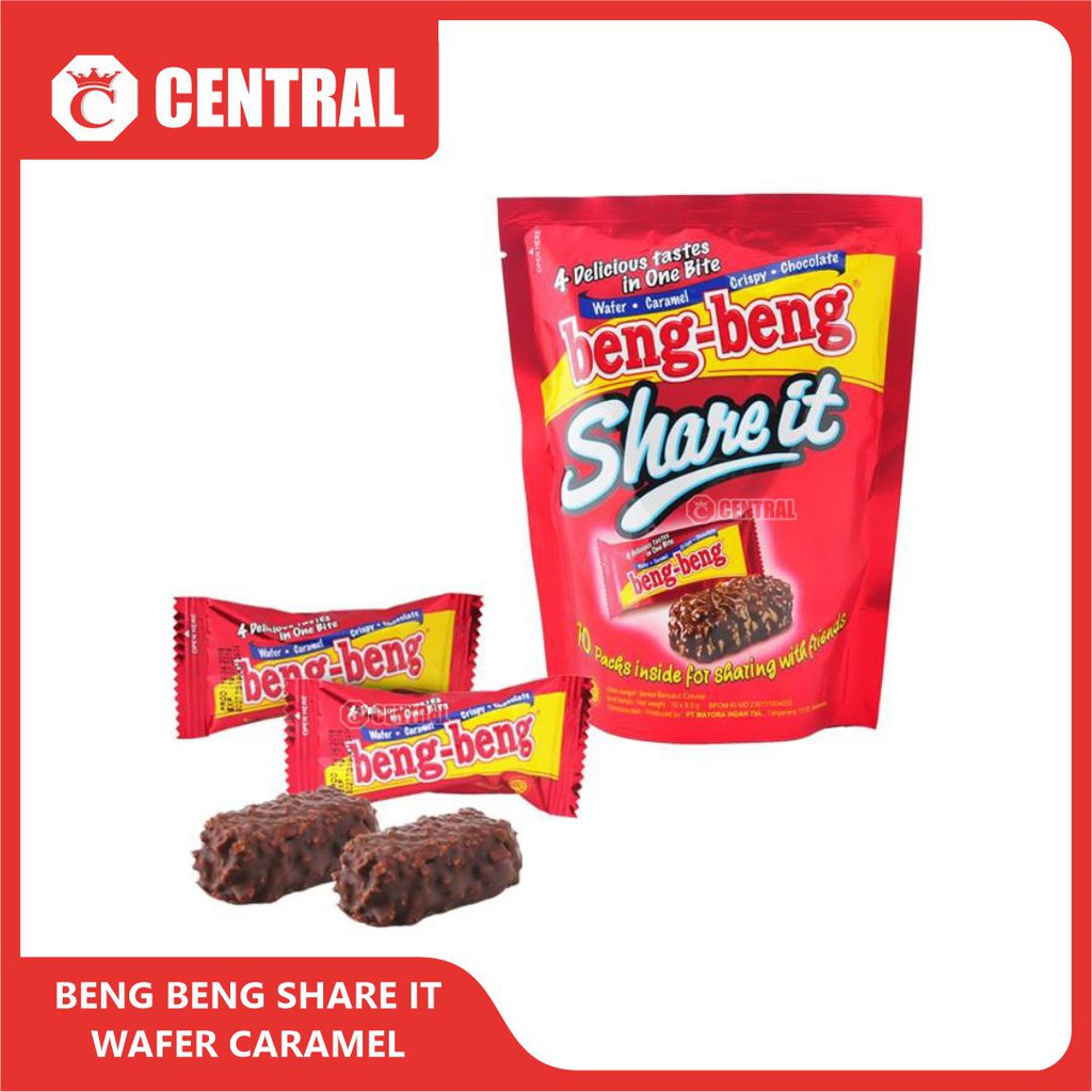 

Gooku 28 Store Beng Beng Share It Pouch Wafer Caramel Choco Isi 10Pcs / Centralbandung