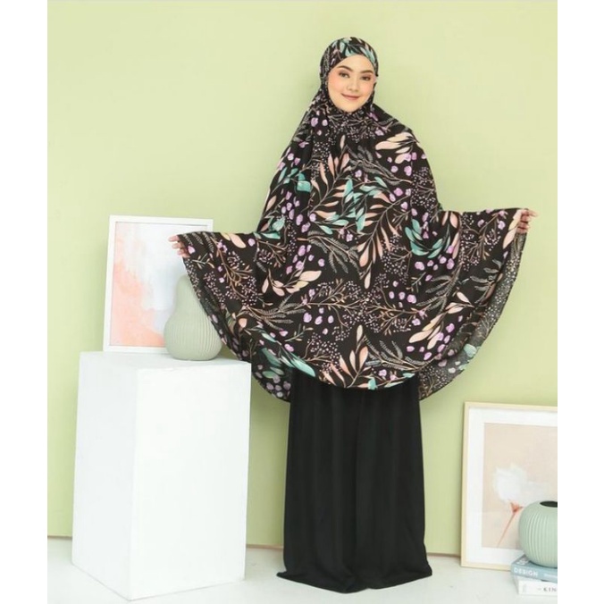 MUKENA Comfortable Hijab Feather. Mukena 2in1 SIAP KIRIM
