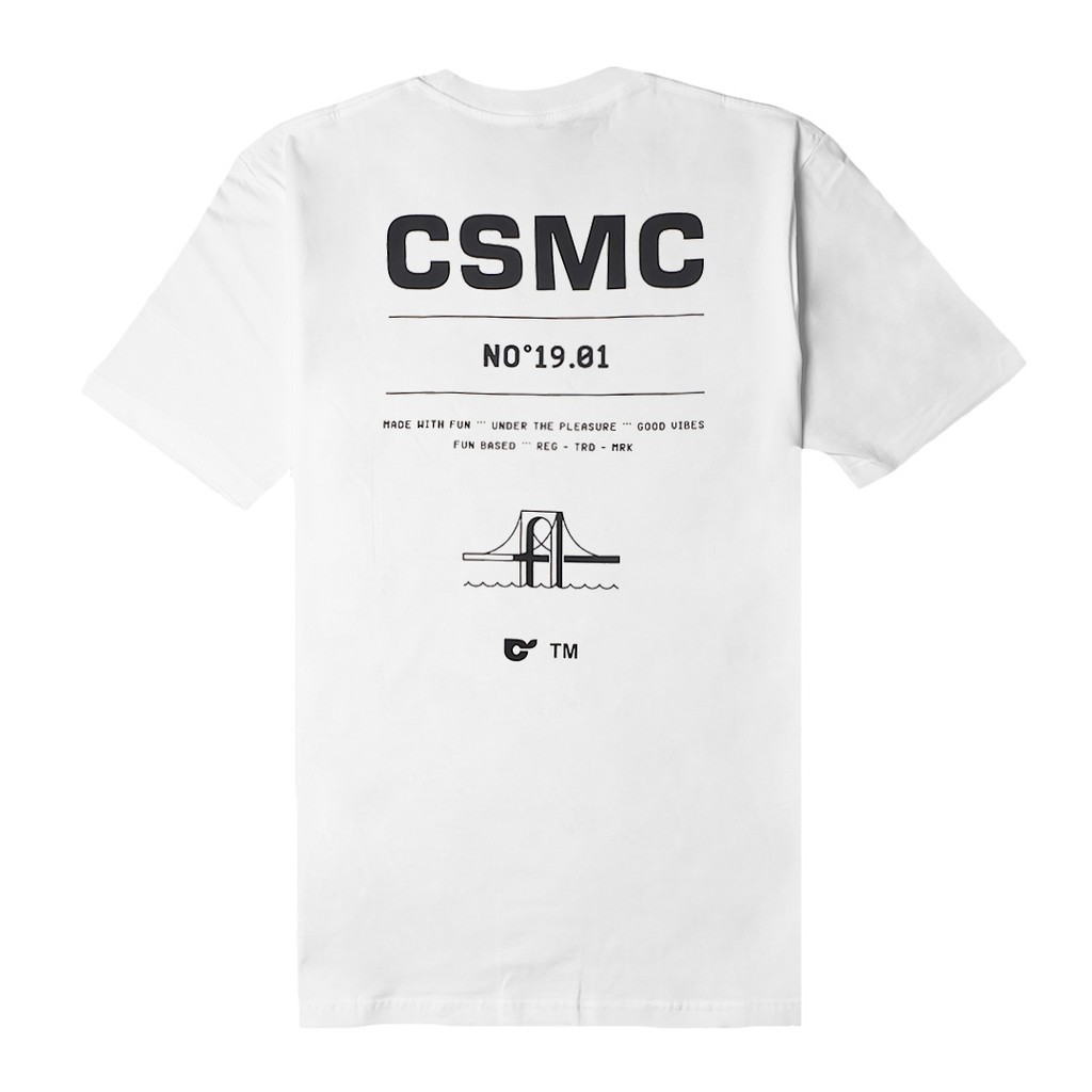 

Cosmic Tees Bridge White