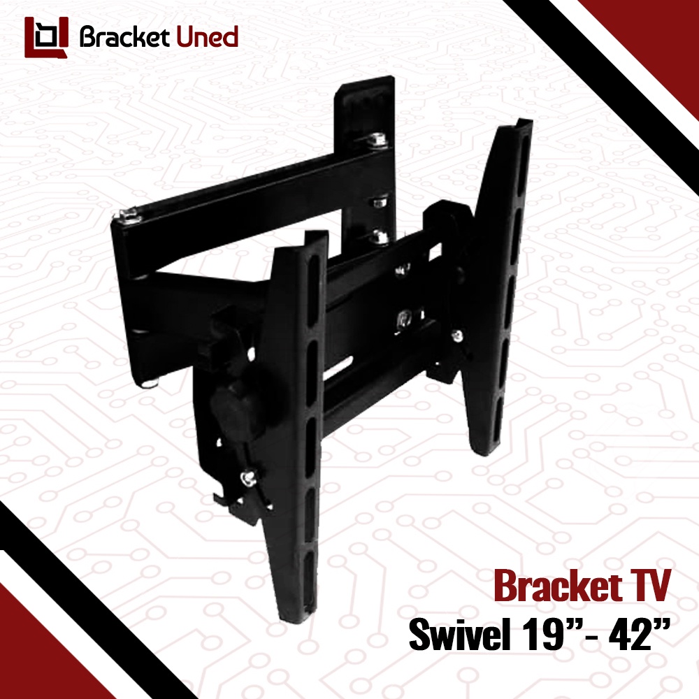 Braket Breket Bracket TV 32 40 24 43 42 Inch Bisa 6 Arah Semua Merk 19 - 43 Inci Led Lcd Universal Adjustable