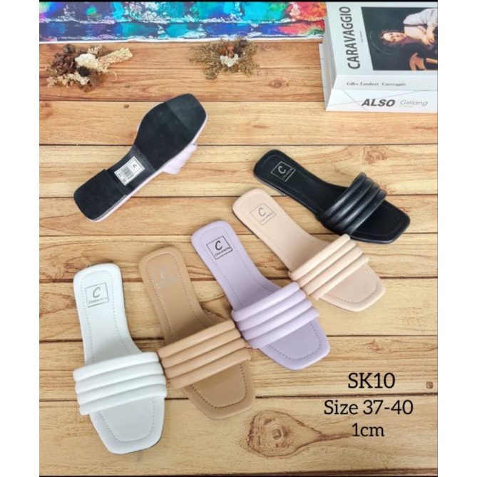 ABBUSHOES Sk 10 flat teflek kokop cony 1cm