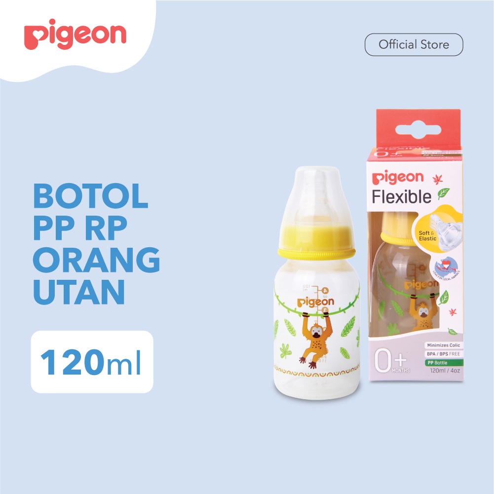 Pigeon Botol PP RP 120ML W/S TYPI