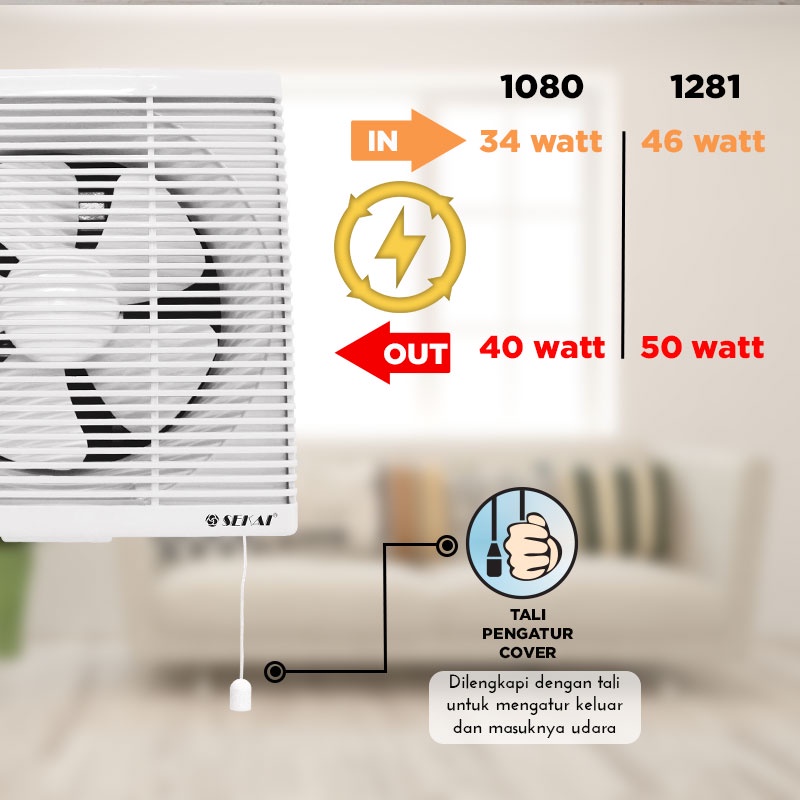 Sekai Kipas Exhaust PWE 1281