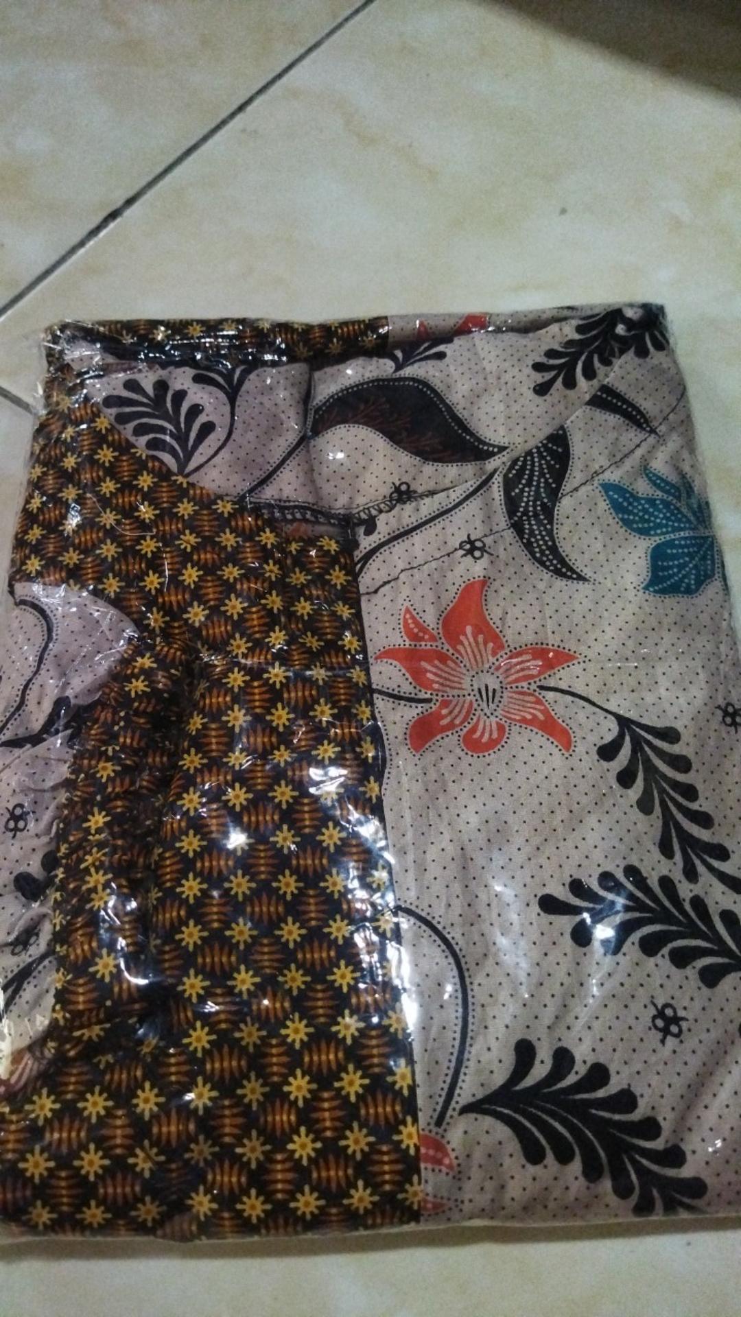 Baju Gamis Batik Wanita - Gamis Batik Jumbo - Gamis Batik Allsize -gamis Syari-batik