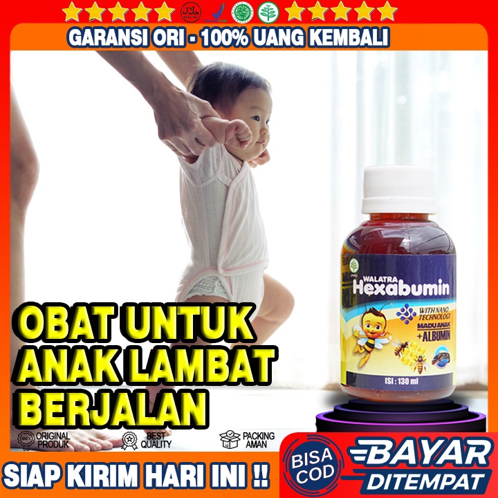 Obat Anak Terlambat Jalan - Walatra Hexabumin 100% Asli Terbukti Original