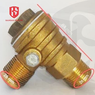 Check Valve 3 - 5 Hp Shark Kompresor Angin Check Valve 3-5 Hp Shark Original