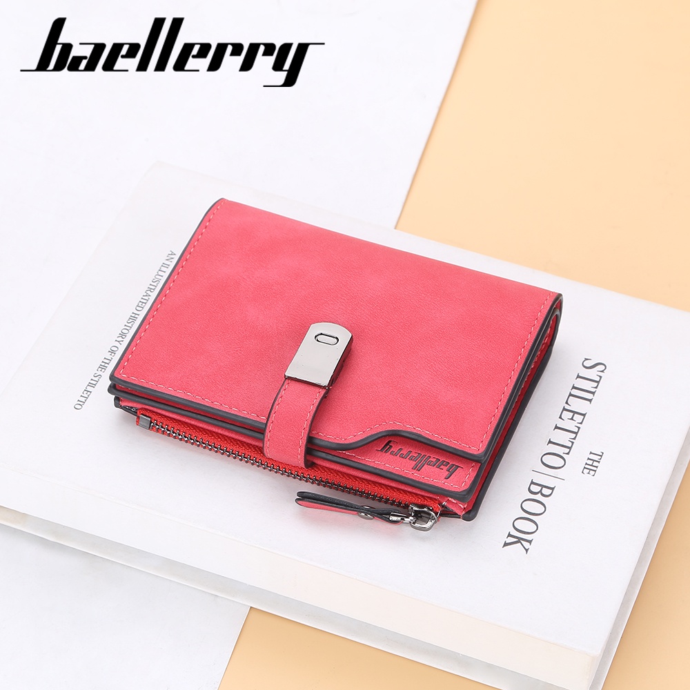 BAELLERRY N2358 Dompet Wanita Kecil Bahan Kulit PU Leather Premium WATCHKITE WKOS