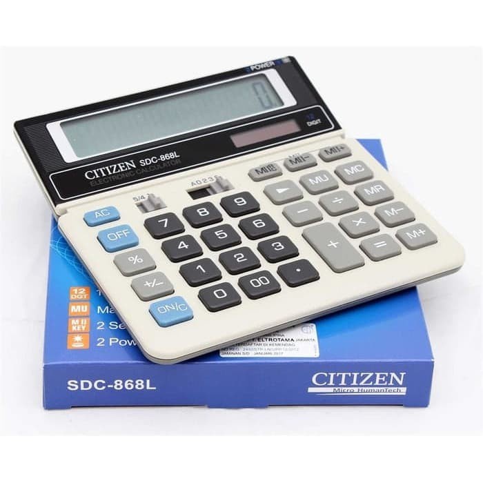 Kalkulator Citizen SDC 868L / Calculator 12 Digit